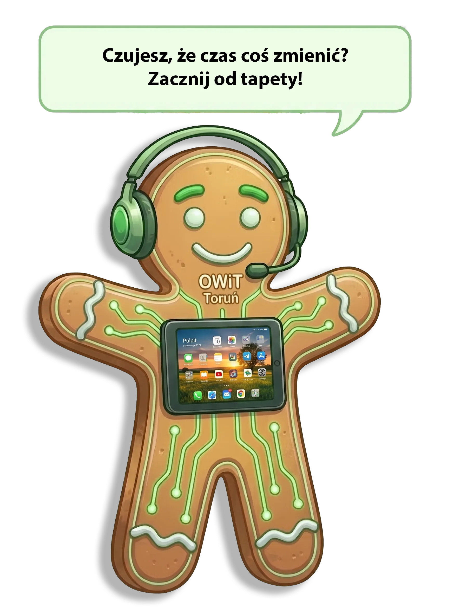 Wspiernik mówi: Ustaw mnie sobie jako tapetę!